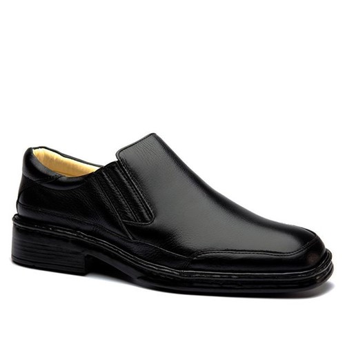 Sapato Masculino 903 em Couro Floater Preto Doctor Shoes