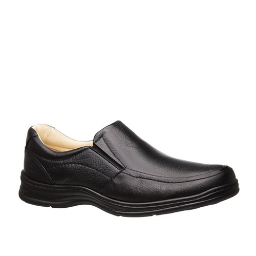 Sapato Masculino 972903 em Couro Floater Preto Doctor Shoes