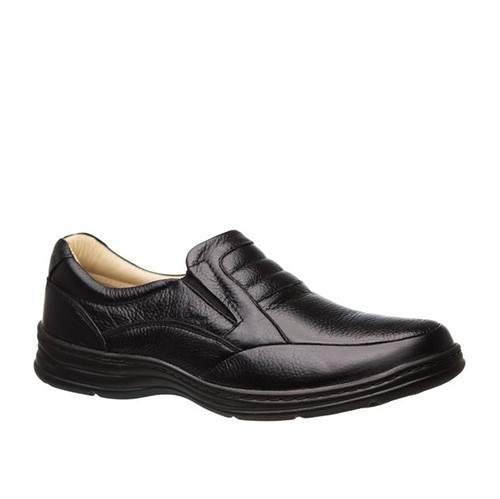 Sapato Masculino 972901 em Couro Floater Preto Doctor Shoes