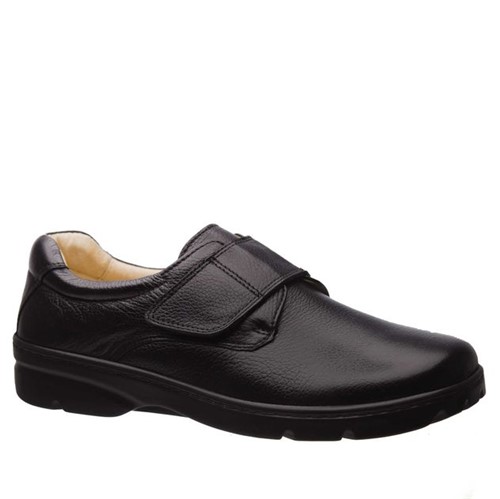 Sapato Masculino Esporão 5303 em Couro Floater Preto Doctor Shoes