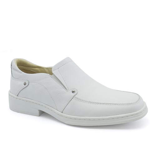 Sapato Masculino Magnético 910 Floater Branco Doctor Shoes