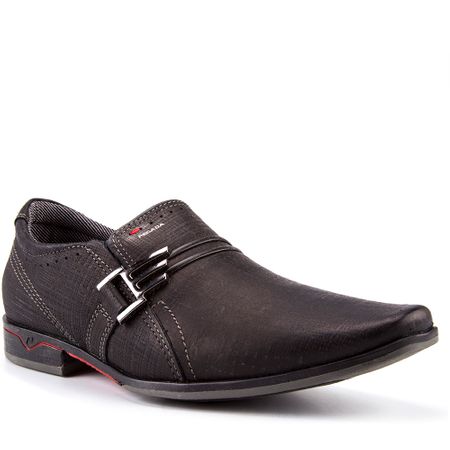 Sapato Masculino Pegada Textura Preto