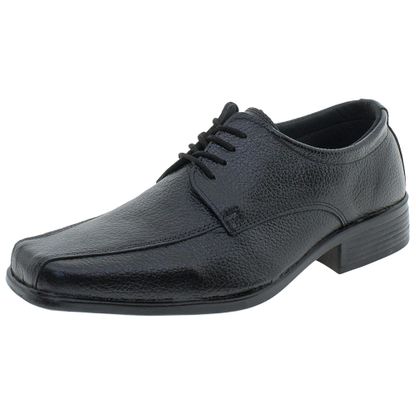 Sapato Masculino Social Preto Fox Shoes - 701 12 Pares