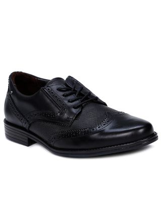 Sapato Oxford Masculino Pegada Preto