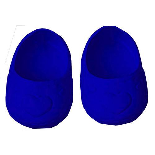 Sapato para Boneca – Modelo Sapatilha 5cm – Little Mommy - Azul Marinho– Laço de Fita