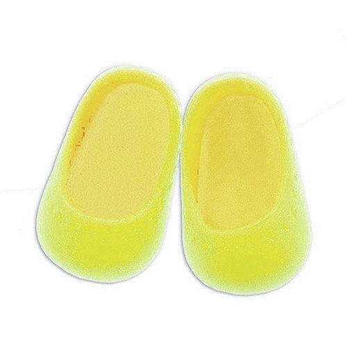 Sapato para Boneca – Modelo Sapatilha 6cm – Baby Alive - Amarelo – Laço de Fita