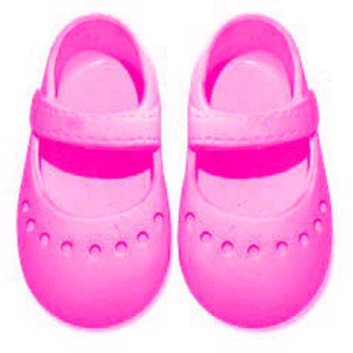 Sapato para Boneca – Modelo Sapatilha 7cm – Adora Doll - Pink – Laço de Fita