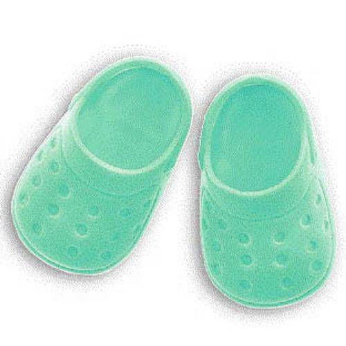 Sapato para Boneca – Modelo Sport 6cm – Baby Alive – Verde Musgo - Laço de Fita