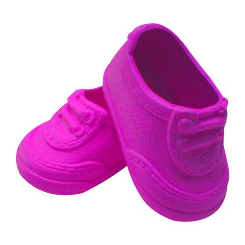 Sapato para Boneca – Modelo Tênis 8cm – Adora Doll - Pink – Laço de Fita