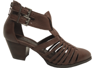 Sapato Tiras Cristófoli 166075 Couro | Dtalhe Calçados