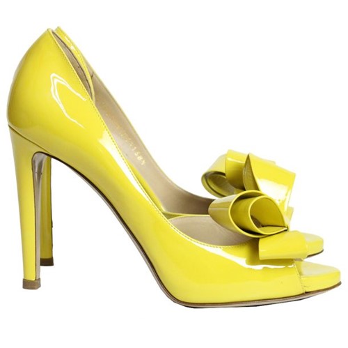 Sapato Valentino Laço Amarelo