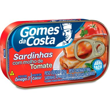 Sardinha com Tomate Gomes da Costa 125g