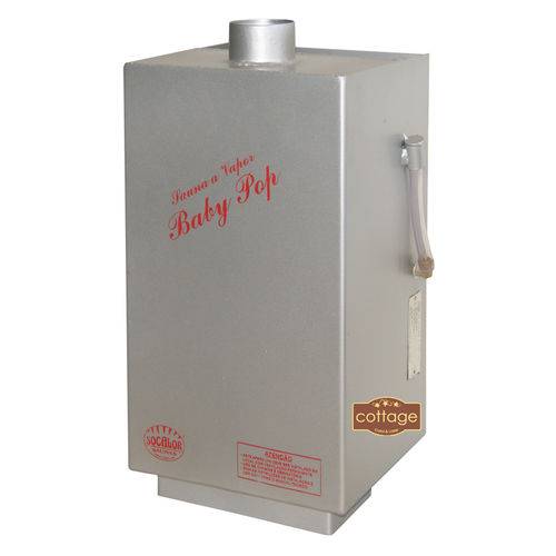 Sauna a Vapor a Gás Modelo Baby Pop para 10m³ GLP com Acendimento Automático - Socalor