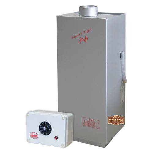 Sauna a Vapor a Gás Modelo Pop para 15m³ GLP com Controle de Temperatura 110v - Socalor