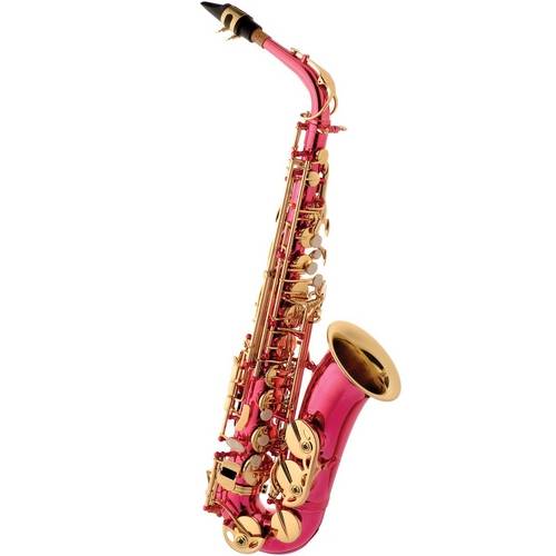Saxofone Alto Eagle Sa500 em Mib (Eb) com Case - Rosa Pink