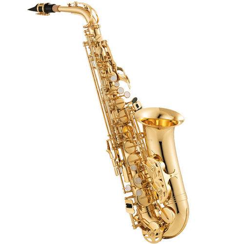 Saxofone Alto Jupiter Jas 567 Gold Lacquer em Eb com Case