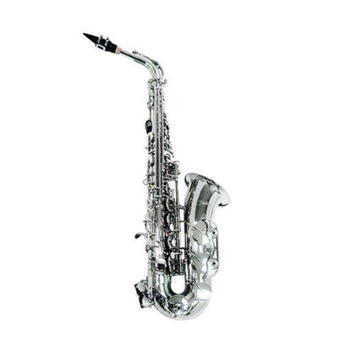 Saxofone Alto Niquelado Sft-6430n - Shelter