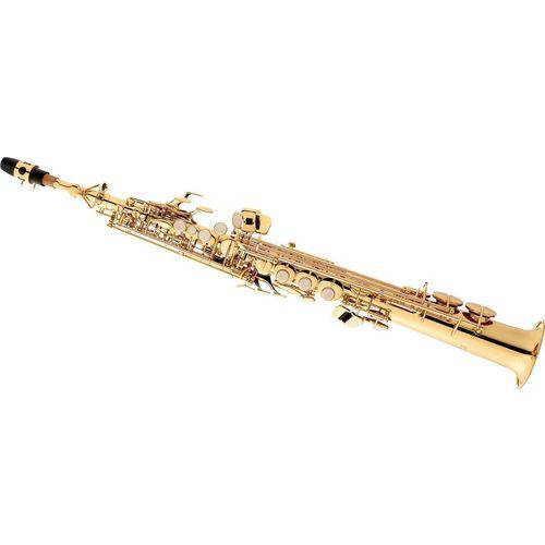 Saxofone Reto Sax Soprano Eagle Sp502 Bb Sib C/ Estojo
