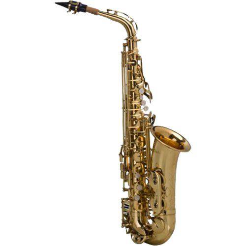 Saxofone Shelter Alto Sgft6430l Laqueado Dourado