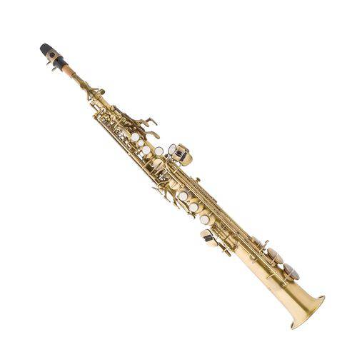 Saxofone Soprano Bb Envelhecido Sp502-vg Eagle