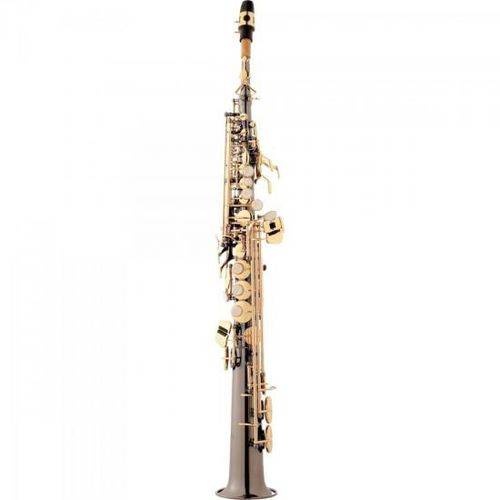 Saxofone Soprano Bb Sp502-bg Preto Onix Eagle