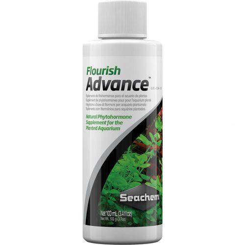 Seachem Flourish Advance 100Ml - Fertilizante Avançado para Aquarios Plantados