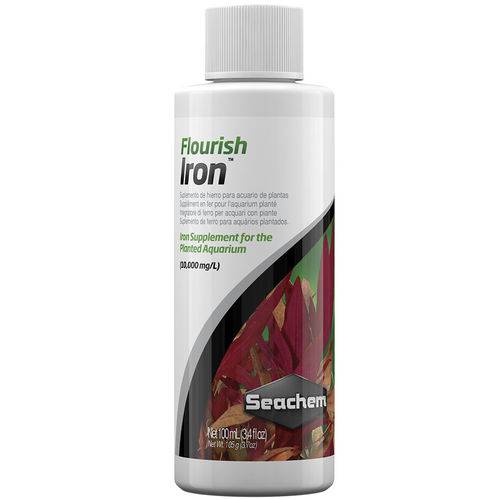 Seachem Flourish Iron 100ml Ferro P Aquário Plantado