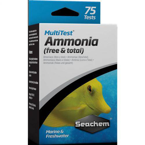 Seachem Multi Test Ammonia Amonia - Faz 75 Testes