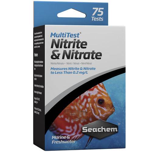 Seachem Reef Teste de Nitrito e Nitrato 75 Testes