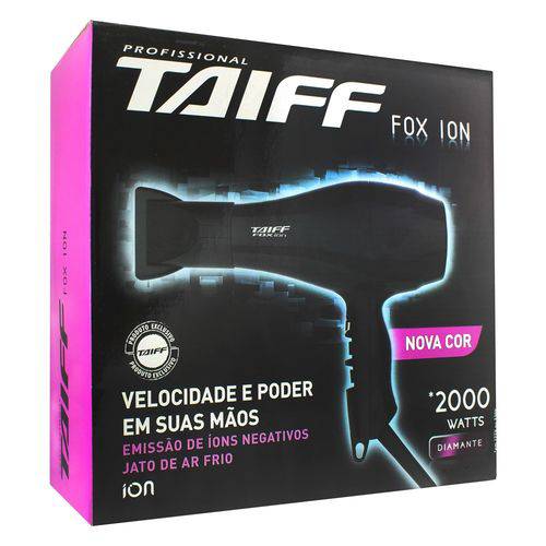 Secador Profissional Taiff Fox Ion 127v