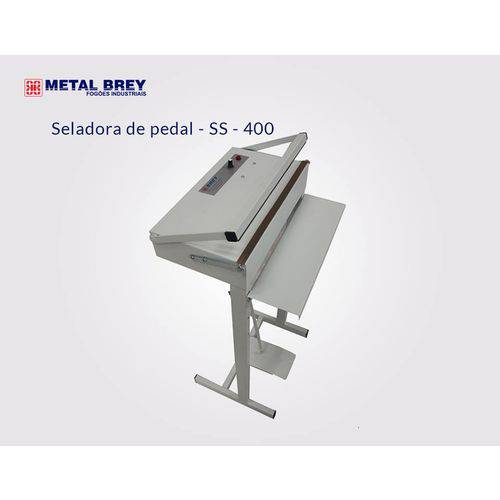 Seladora de Pedal 40cm - Ss-400 - Metal Brey