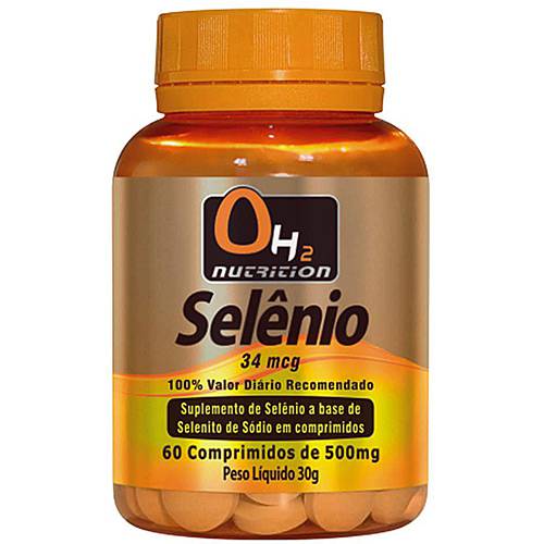 Selênio - 60 Comprimidos - OH2 Nutrition
