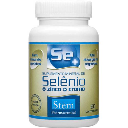 Selênio Quelato - 60 Comprimidos - Stem Pharmaceutical