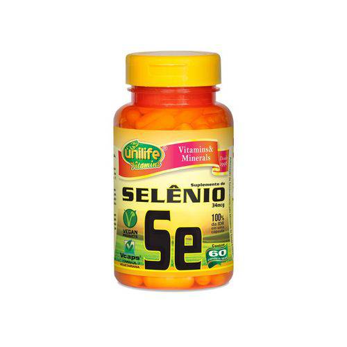 Selênio Quelato - Unilife - 60 Cápsulas