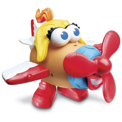 Senhora Cabeça de Batata Potato Head Avião Divertido Hasbro