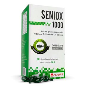 Seniox 1000mg Caixa com 30 Cápsulas - Validade Dezembro 2018