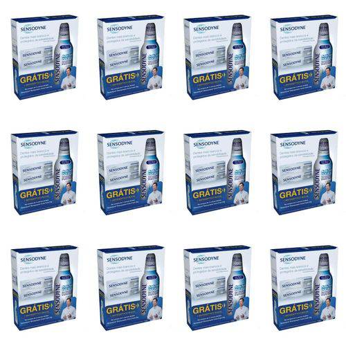 Sensodyne Extra Fresh Creme Dental 2x50g + Enxaguante Bucal 300ml (kit C/12)