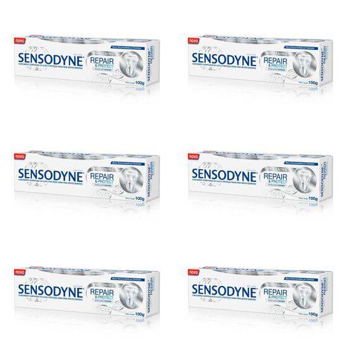 Sensodyne Repair Protect White Creme Dental 100g (kit C/12)