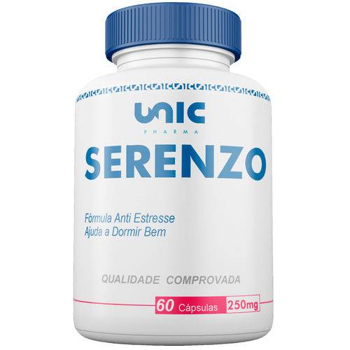 Serenzo - Fórmula Anti Estresse 250mg 60 Caps Unicpharma