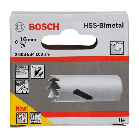 Serra Copo Bimetal com Cobalto 16mm 5/8 Polegadas - 2 608 584 100 - Bosch