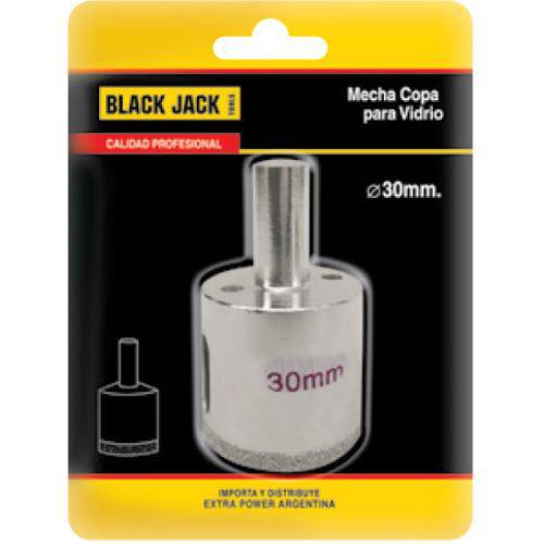 Serra Copo Diamantada para Vidro e Mármore 25mm J727 Black Jack