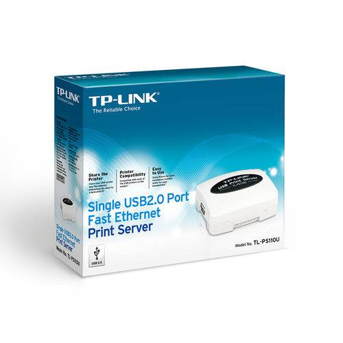 Servidor de Impressão Print Server TP-Link TL-PS110U USB Ethernet