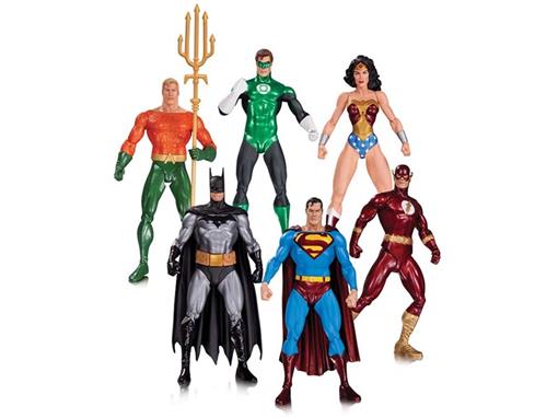 Set: Liga da Justiça (Justice League) Alex Ross - 6 Pack - DC Collectibles 33410