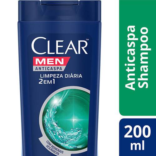 Sh Clear A-caspa 200ml-fr Men 2x1 Limpz D