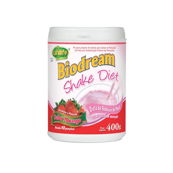 Shake Diet Biodream 400g Sabor Morango Unilife