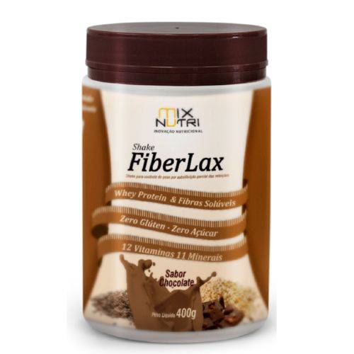 Shake FiberLax Chocolate 400g Mix Nutri