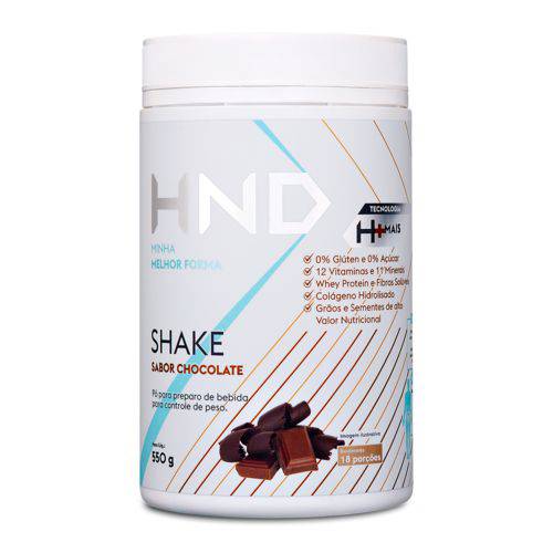 Shake para Emagrecimento Saudável Chocolate 550g Vitaminas e Minerais