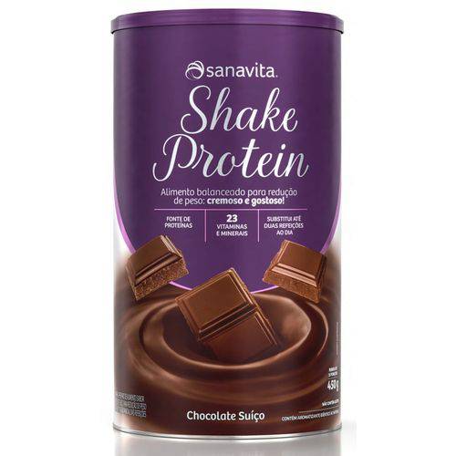 Shake Protein - Sanavita - Chocolate Suíço - 450g