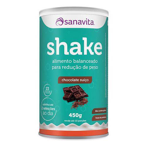 Shake Substituto de Refeição - Sanavita - 450g Chocolate Suiço