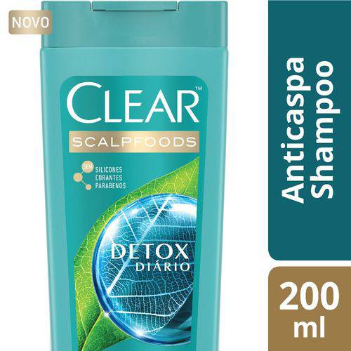 Shampoo Anti-caspa Clear Women Detox Diário - 200ml